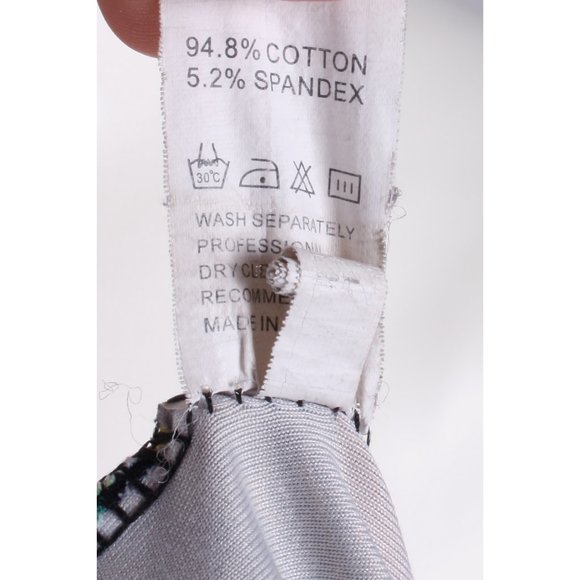 XXL Plus Vintage African Print Dashiki Mini Dress - Picture 8 of 8